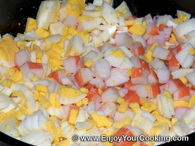 Crab Sticks & Rice Salad Recipe: Step 3