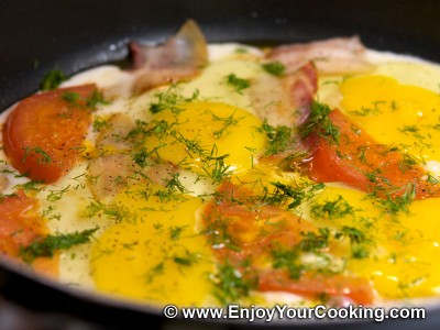 Bacon and Eggs with Tomatoes Recipe: Step 7