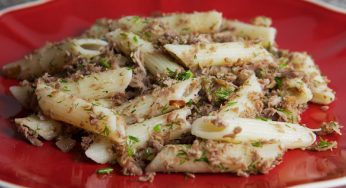 Macaroni with Ground Boiled Beef