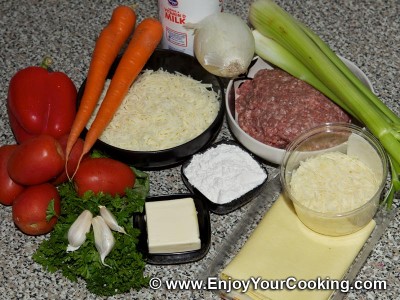 Lasagna with Beef and Vegetables Recipe: Step 1