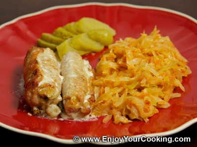 Stuffed Pork Rolls with Mushrooms (Kruchenyky) Recipe: Step 19