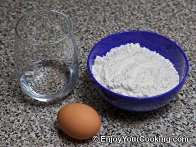 Homemade Egg Noodles Recipe: Step 1