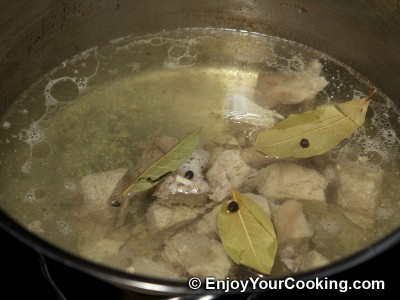 Sorrel and Pork Soup (Green Borscht) Recipe: Step 5