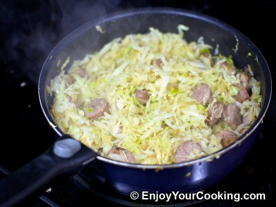 Cabbage Braised with Bratwurst Recipe: Step 5