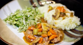 Veal with Mushrooms and Carrots