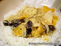 Curry Chicken with Prunes and Dried Apricots