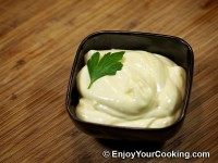 Homemade Mayo with Egg Yolks and Mustard