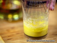Make sure to emulsify oil completely before adding more
