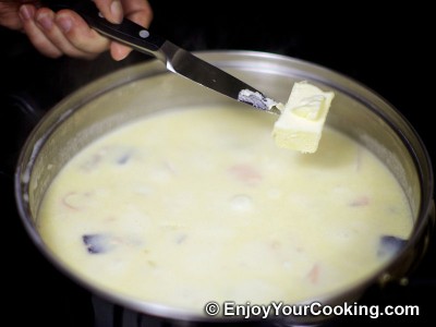 Salmon and Potato Chowder with Cream Recipe: Step 9