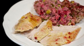 Whole Roast Turkey with Couscous Stuffing