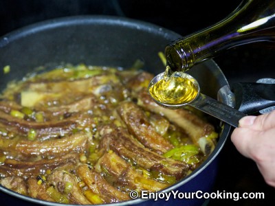 Baby Back Ribs with Soy Sauce, Ginger and Leeks Recipe: Step 21