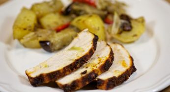 Turkey Breast Roast with Garlic, Paprika and Black Pepper