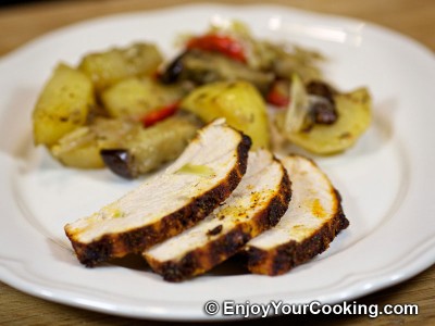 Turkey Breast Roast with Garlic, Paprika and Black Pepper  Recipe: Step 10