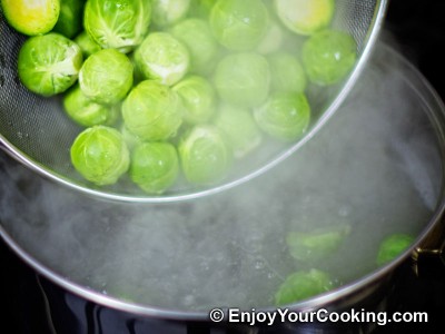 Brussel Sprouts with Mushrooms and Onions Recipe: Step 5