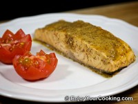 Salmon in Mustard, Lemon Juice and Soy Sauce Marinade Recipe