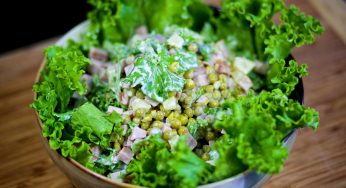 Ham, Pineapple and Peas Salad