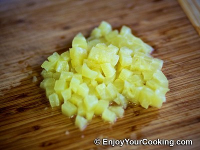 Ham, Pineapple and Peas Salad Recipe: Step 3