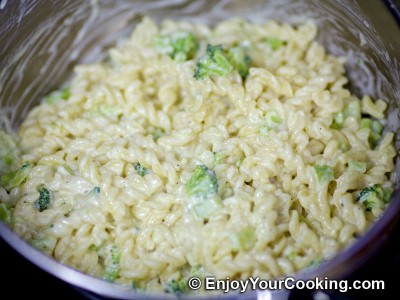 Creamy Fusilli Pasta with Broccoli and Cheese Recipe: Step 9
