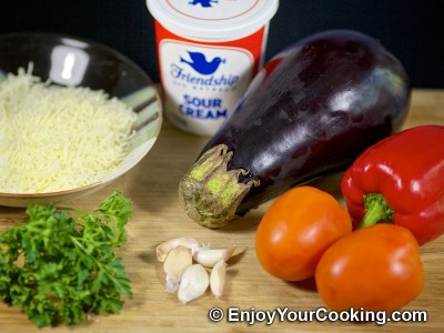 Eggplant Roast with Vegetables Recipe: Step 1