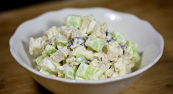 Chicken, Prunes and Cucumber Salad