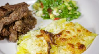 Scalloped Potatoes with Parmesan