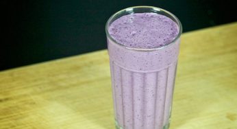 Blueberry and Ice Cream Milkshake