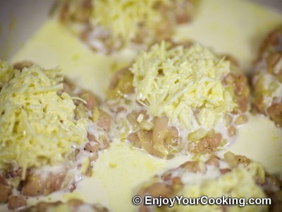 Baked Chicken Patties in Cheese Sauce Recipe: Step 14