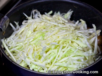 Cabbage with Mushrooms and Sour Cream Recipe: Step 7