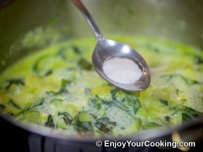 Summer Squash and Spinach Soup-Puree: Step 7