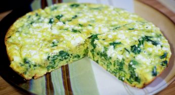 Spinach Crustless Quiche