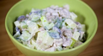 Apple and Cucumber Salad with Chicken