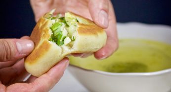 Fried Pies with Green Onions and Boiled Eggs