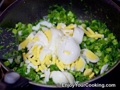 Fried Pies with Green Onions and Boiled Eggs: Step 5