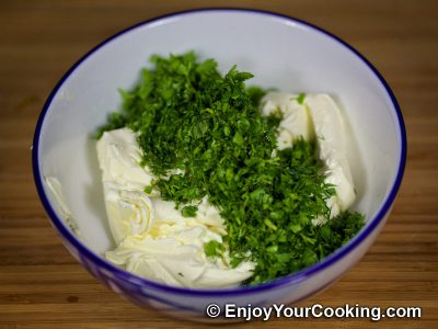 Zucchini Rolls with Cream Cheese: Step 5